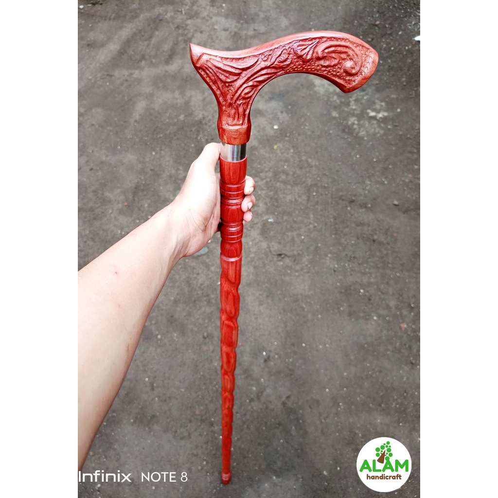Tongkat jalan kayu gaharu wangi BARU