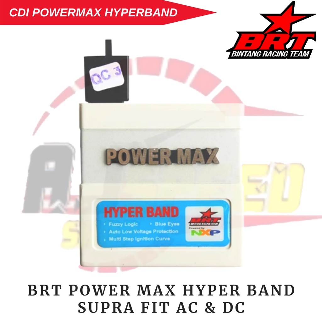 BRT Power Max Hyper Band CDI Supra Fit Revo Grand arus AC DC / BRT Power Max Hyper Band CDI / BRT Or