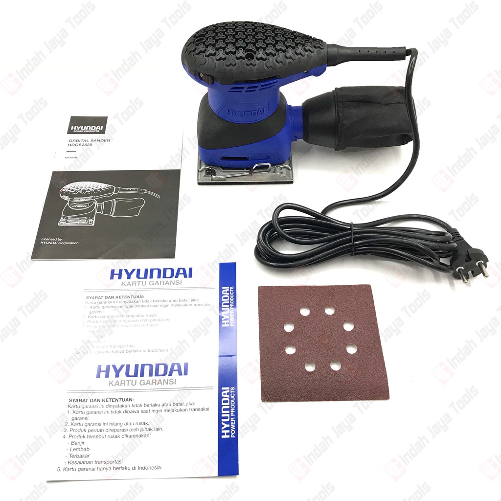 HYUNDAI HDOS2825 Mesin Amplas Sander Persegi Kotak - Orbital Sander