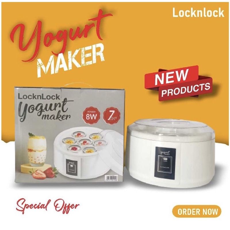 LOCKNLOCK Yogurt Maker Mesin Pembuat Yogurt
