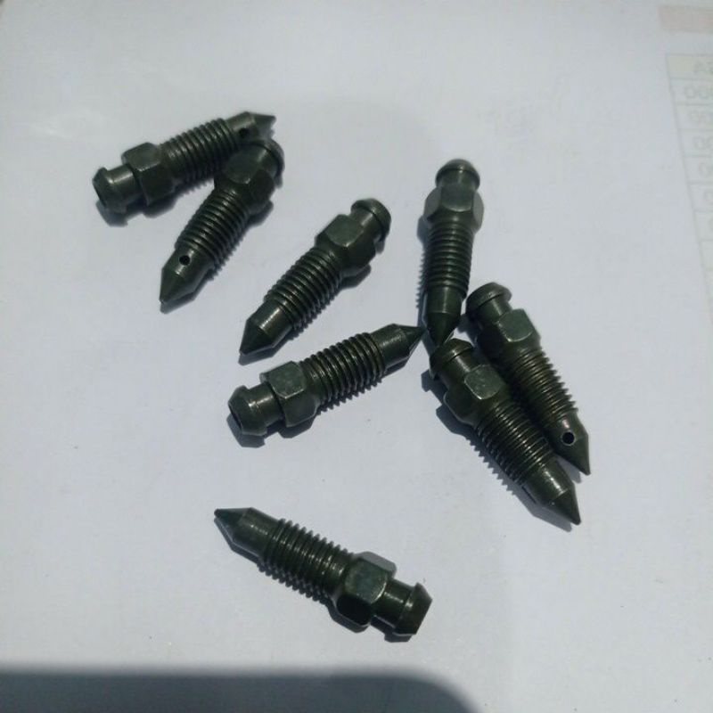 { Isi 5 pcs } Baut Nepel angin cakram M7 / M8 baut nepel cakram m7 baut nepel m8