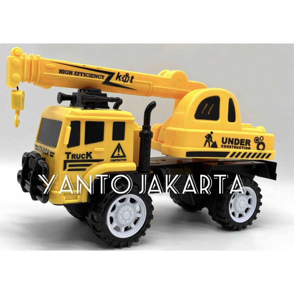 MAINAN TRUCK KONTRUKSI CRANE DEREK ALAT BERAT