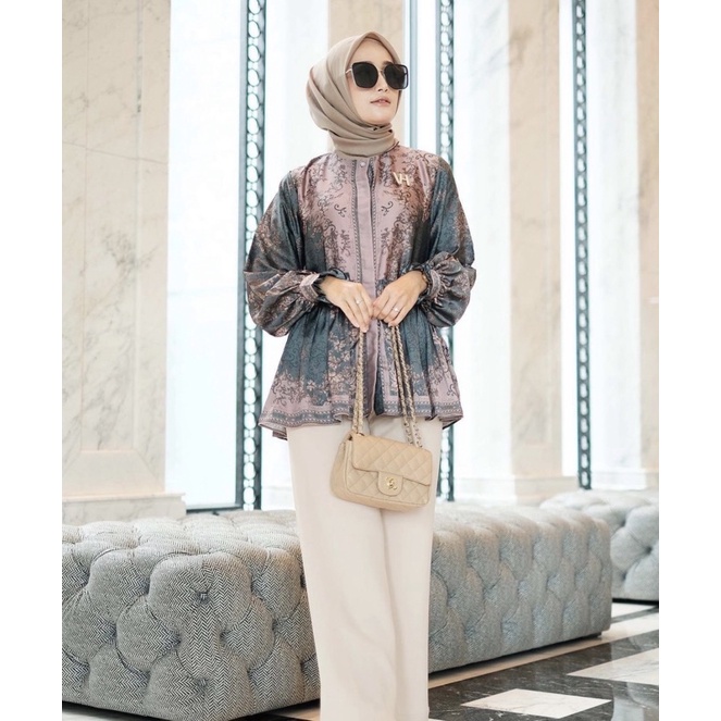 vanilla hijab tudejul charm blouse