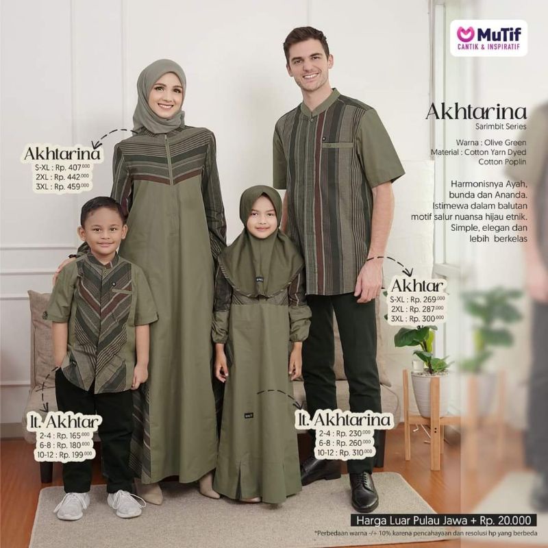 Gamis Sarimbit Mutif Akhtarina