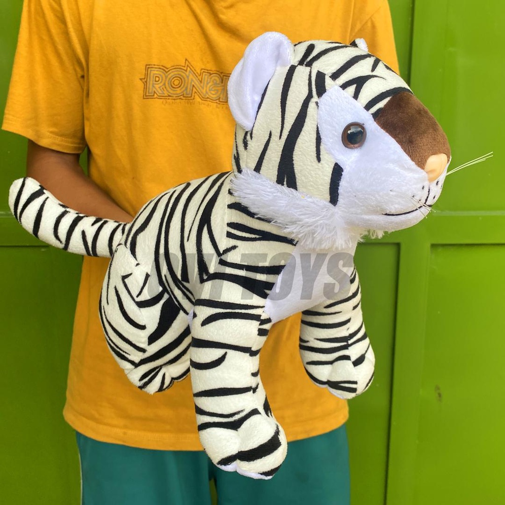 Boneka Macan Tiger Panjang 40cm Berlabel SNI
