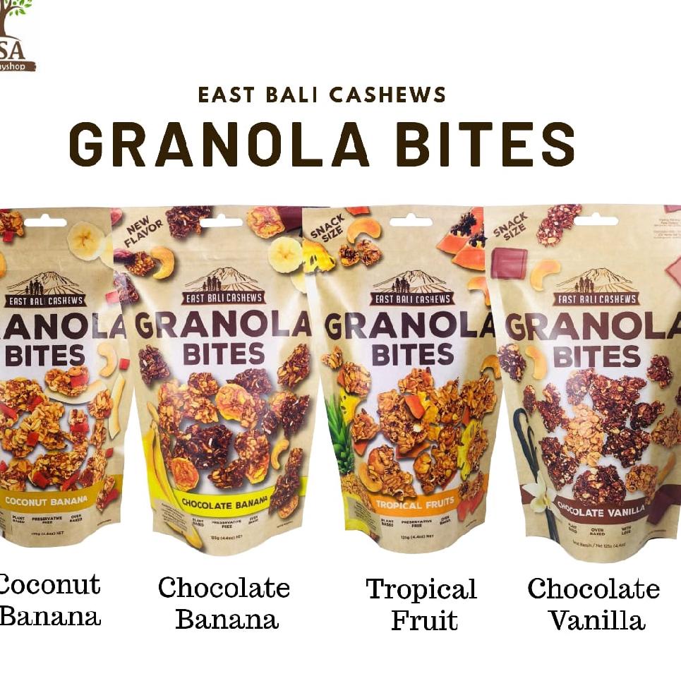 

[PRODUK IAEEH] East Bali Cashews Granola Bites BYK