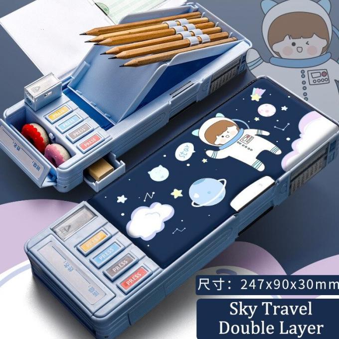 

TERMURAH Kotak Pensil Pola Kartun Lapisan Ganda Tunggal dengan Rautan Kapasitas /TEMPAT PENSIL AESTHETIC/TEMPAT PENSIL ANAK PEREMPUAN/TEMPAT PENSIL ANAK LAKI LAKI/TEMPAT PENSIL SMIGGLE