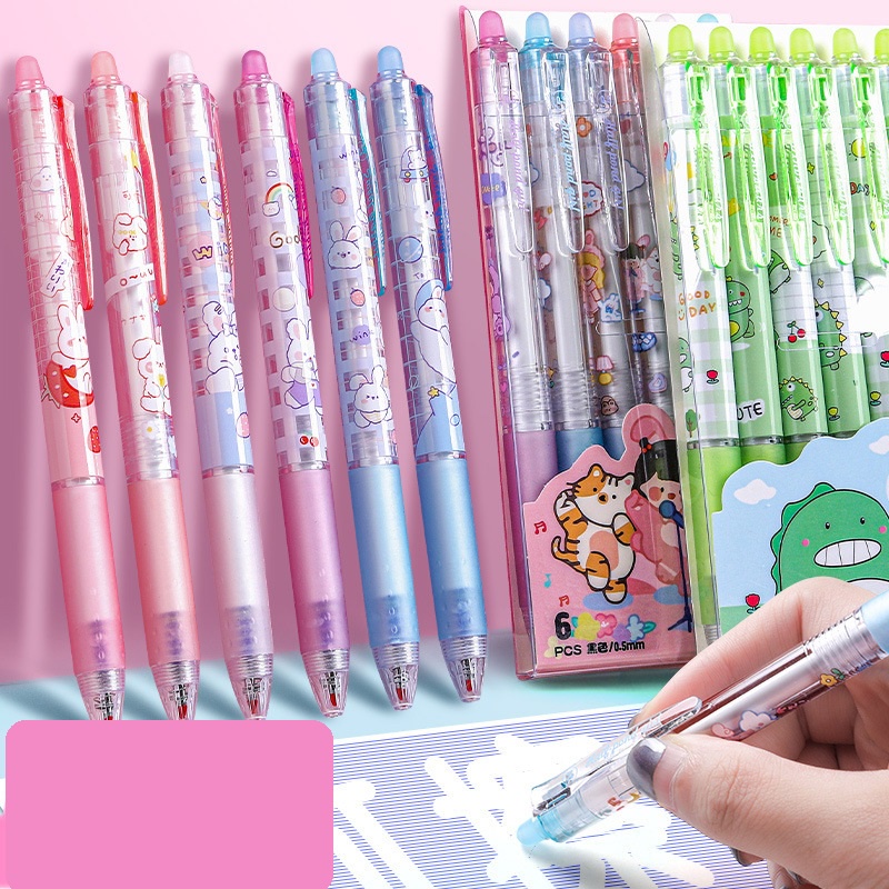 

(12pcs) pena bisa hapus/pen gel hapus/erasable pen/pen hapus lucu fancy ODEMEI BY INDOMURA