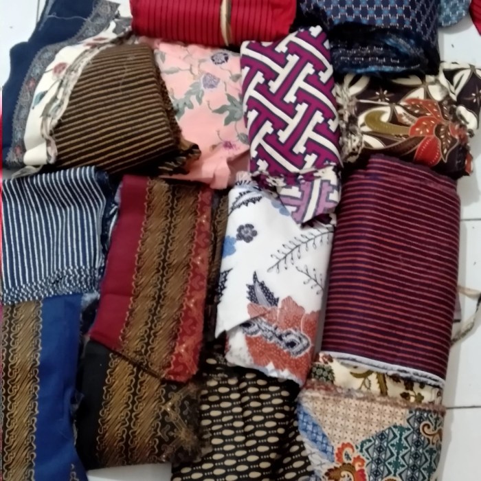 Kain Perca Batik Kiloan / Perca Batik Murah