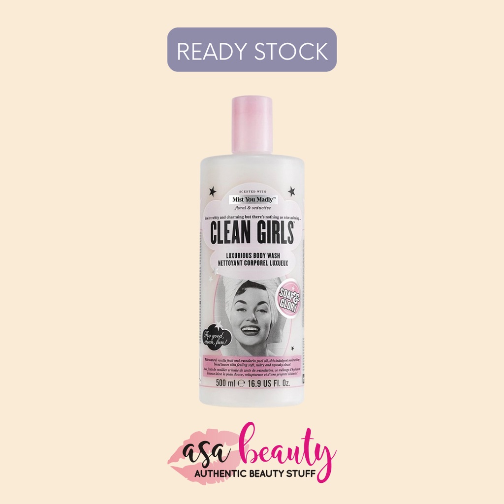 Jual Soap and Glory Mist you Madly Clean Girls Body Wash 500ml Shopee