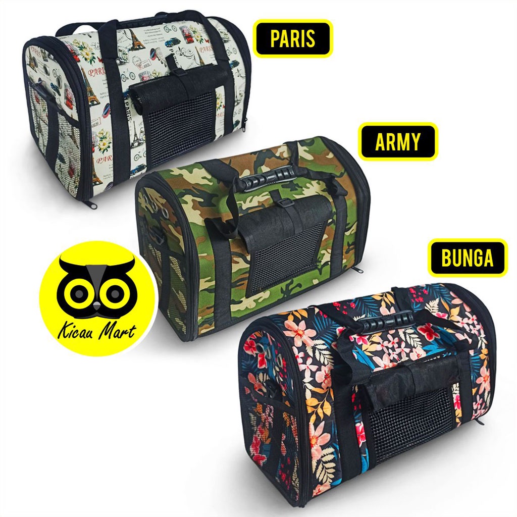 TAS TRAVEL BAWA HEWAN PET CARGO CARRIER KUCING ANJING BURUNG SELEMPANG JINJING BOX CAGE BAG TASHWN