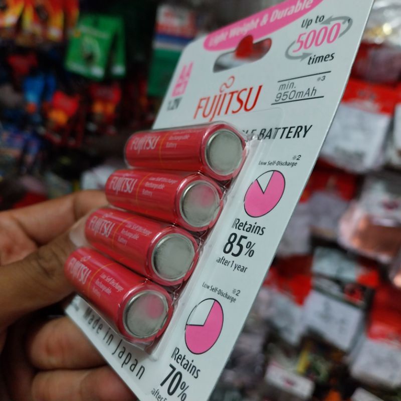BATERAI FUJITSU ORIGINAL RECHARGEABLE 950MAH BP4