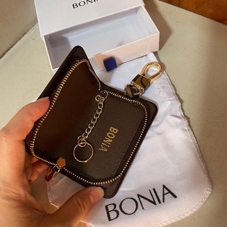 No[R52L]-✓) Dompet gantungan kunci BONIA import free Box bisa cod