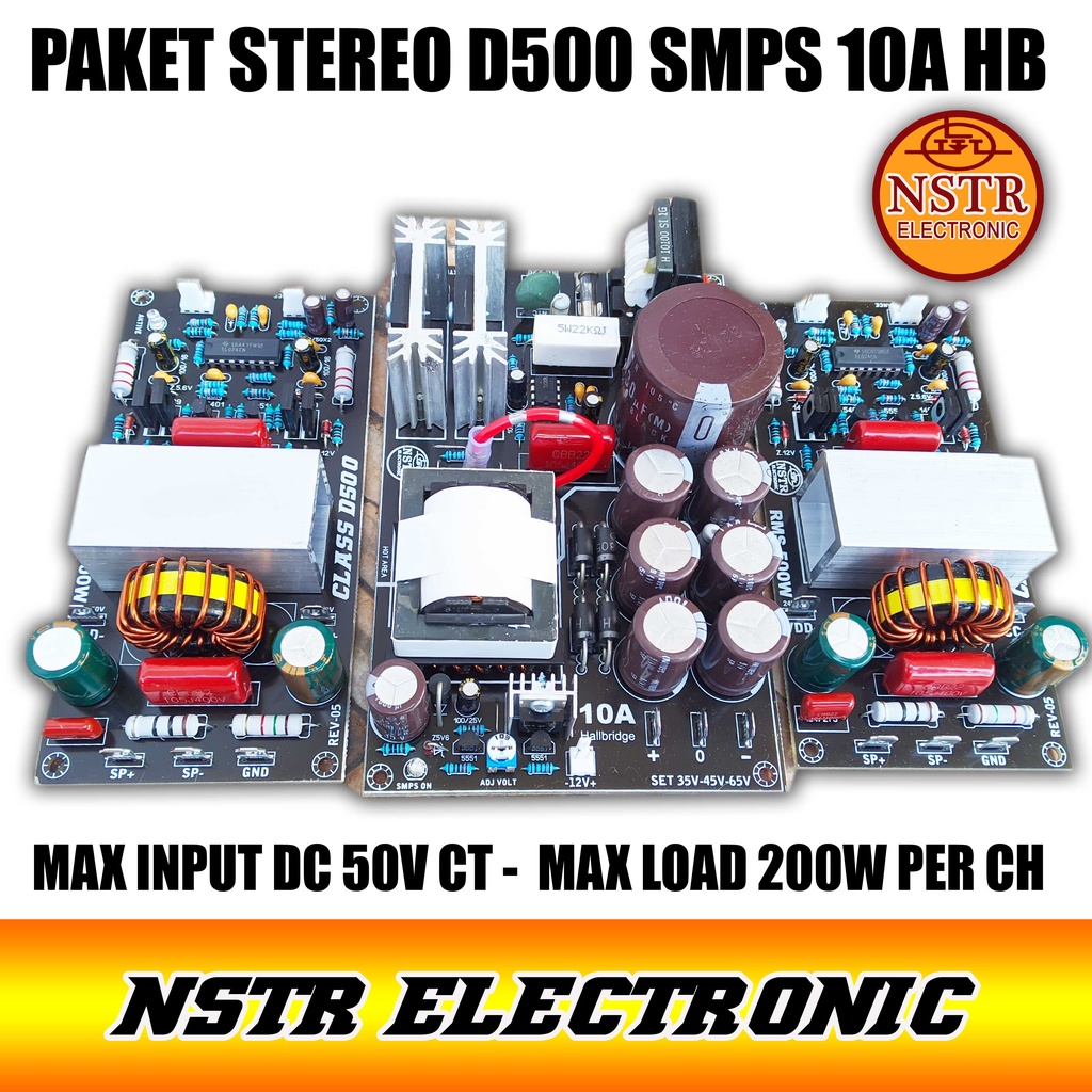 Paket class d500 dan smps 10a hallbridge