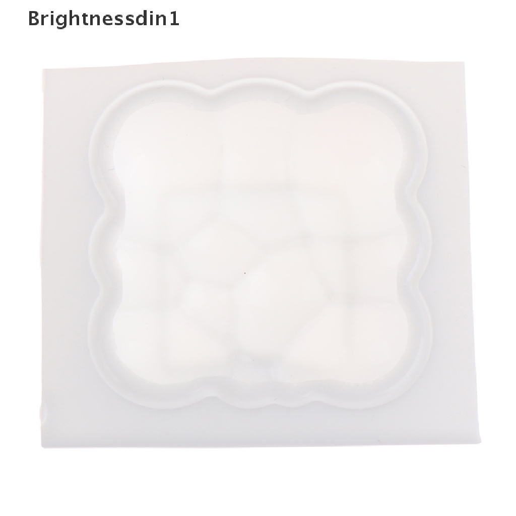 [Brightnessdin1] 1pc 1/6-rongga Bentuk Awan 3D Cetakan Silikon Untuk Baking Dessert Dekorasi Mold Butik