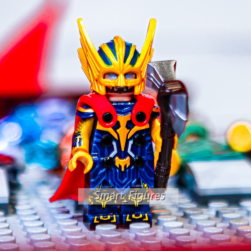 Thor Minifigures Dark Thor Odin Borson Korg Jane Foster Gorr Asgard Pembela Mainan Hadiah Angka Mini WM2417-B