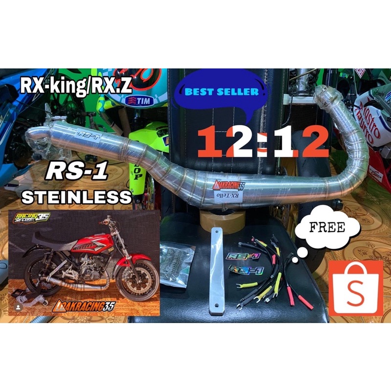 knalpot kolong rx king rxz RS 1 not abrt ahau1 KDX v3 snd