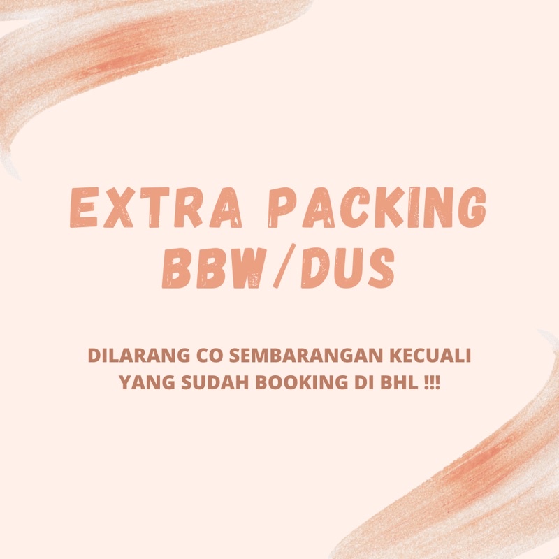 

Tambahan Packing Bubble Wrap/Dus (❗️WAJIB BACA DESKRIPSI❗️)