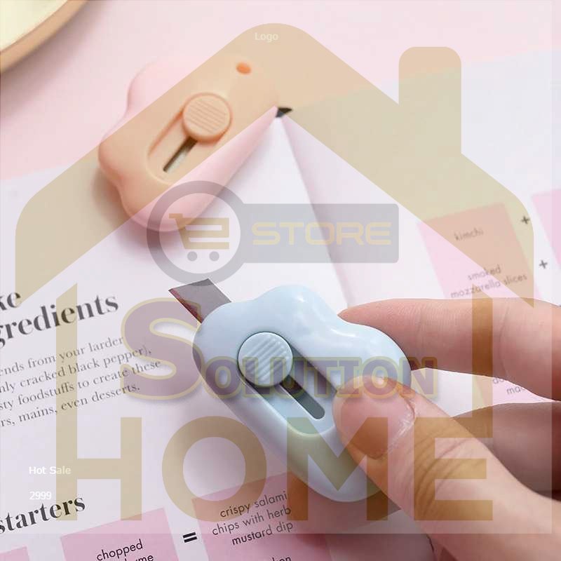 

HSS TOOLS - Oule Pisau Cutter Mini Pemotong Kertas Desain Cloud - OL-6100