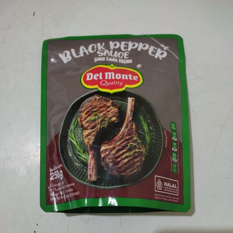 

Del Monte Black Pepper Sauce Lada Hitam 250 gram