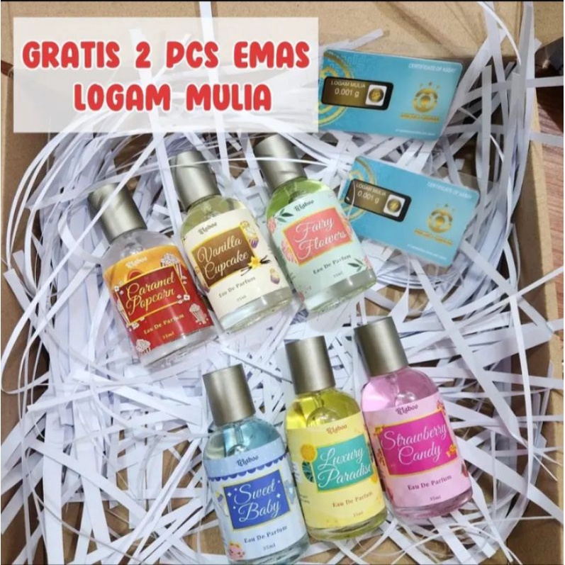 6 PCS PARFUM LE LABOO (Free 2 pcs emas logam mulia)