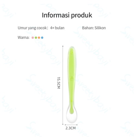 Sendok Makan Bayi Sendok Silikon Bayi Murah