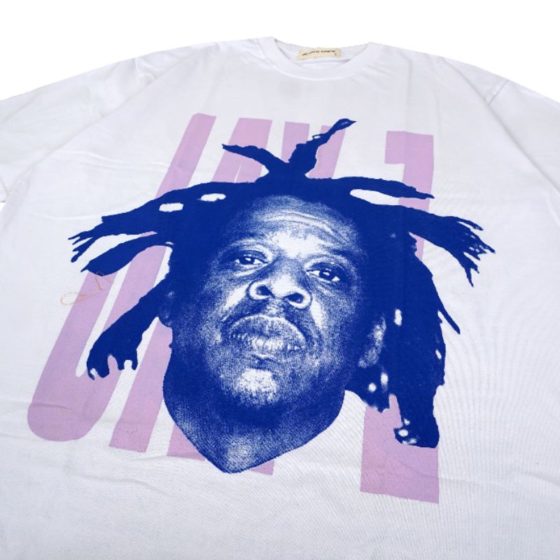 KAOS TSHIRT VINTAGE OVERSIZE JAY Z PUTIH UNISEX