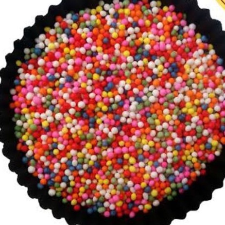 

Springkel Bulat Warna - Warni Repack 50 Gram