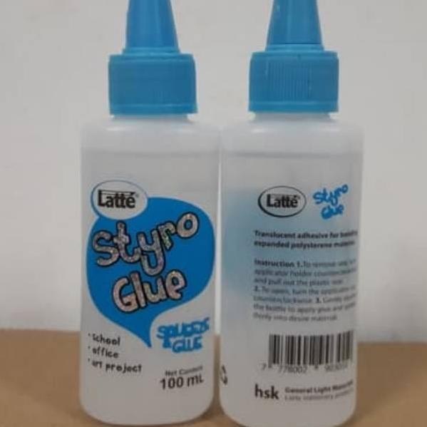 

V(1U♥) Lem Latte Styro Glue / UHU / 100ml / Twist amanah