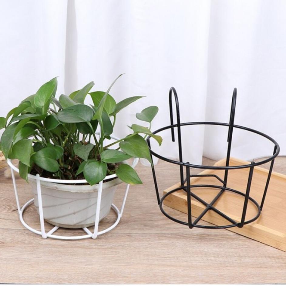 STAR  RAK POT BUNGA GANTUNG BESI / GANTUNGAN POT Tanaman Standing Balkon Taman Dinding Rumah