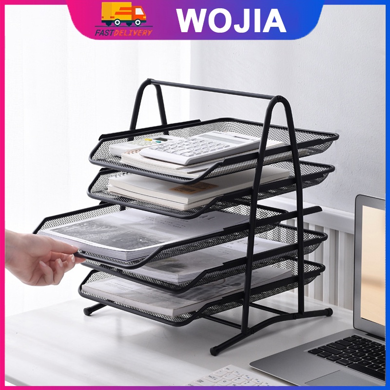 Rak Kertas Dokumen Surat 5 Susun Paper Document Letter Tray Tier