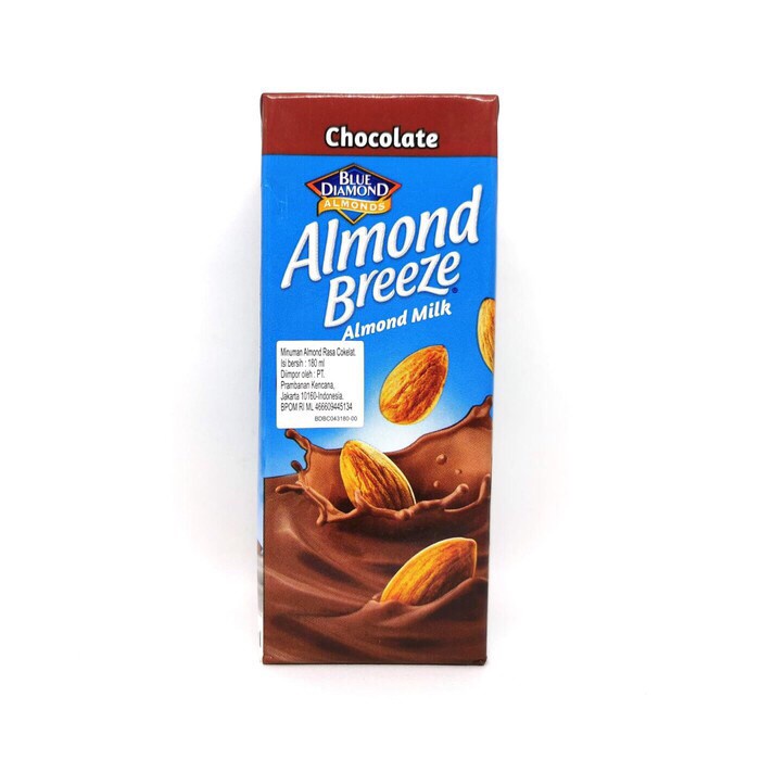

NEW BLUE DIAMOND ALMOND BREEZE ALMOND MILK 180ML CHOCOLATE COKELAT