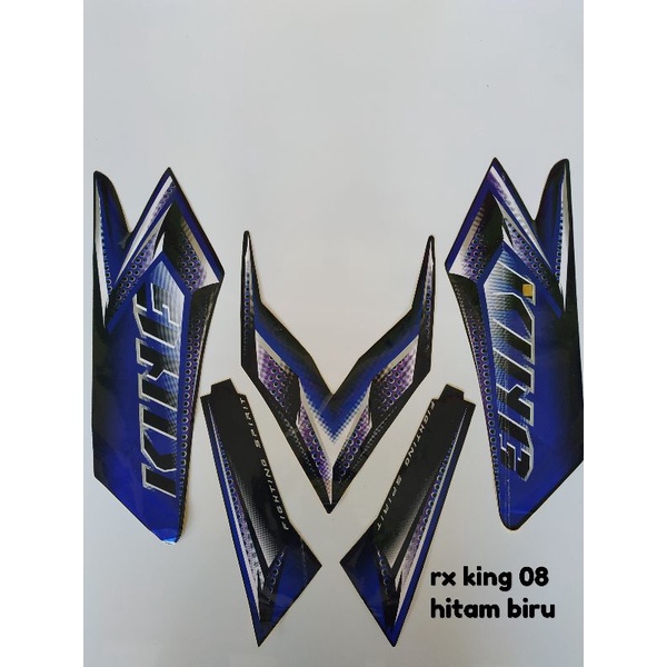 STRIPING ORI YAMAHA RX KING Th2008) Hitam Biru