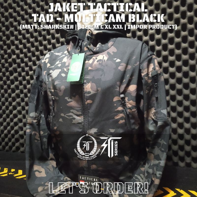 JACKET TAD TACTICAL IMPOR - MULTICAM BLACK