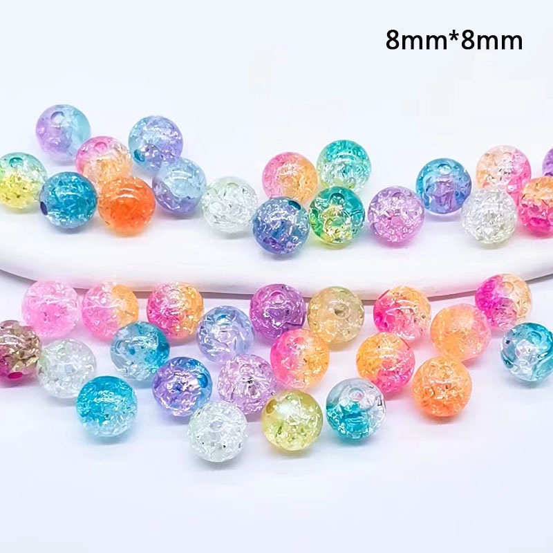 20pcs 8mm Manik-Manik Kresek Charms Spacer Finding Beads