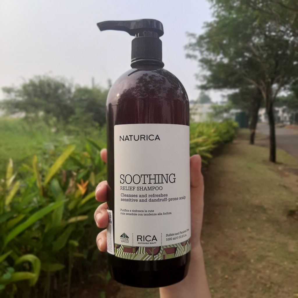 NATURICA Soothing Relief  Shampoo 1000ml | Shampoo Untuk Rambut Berketombe