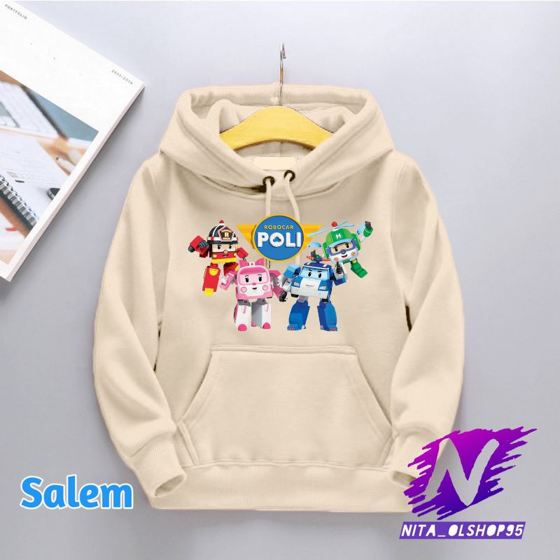 robocar poli hoodie anak polisi poli robocarpoli