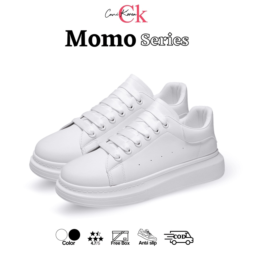 CaniKorea &quot;FREE BOX&quot; Size (37 - 41) Momo Sepatu Korea Trendy Sepatu Fashion Sepatu Import Korea 9124