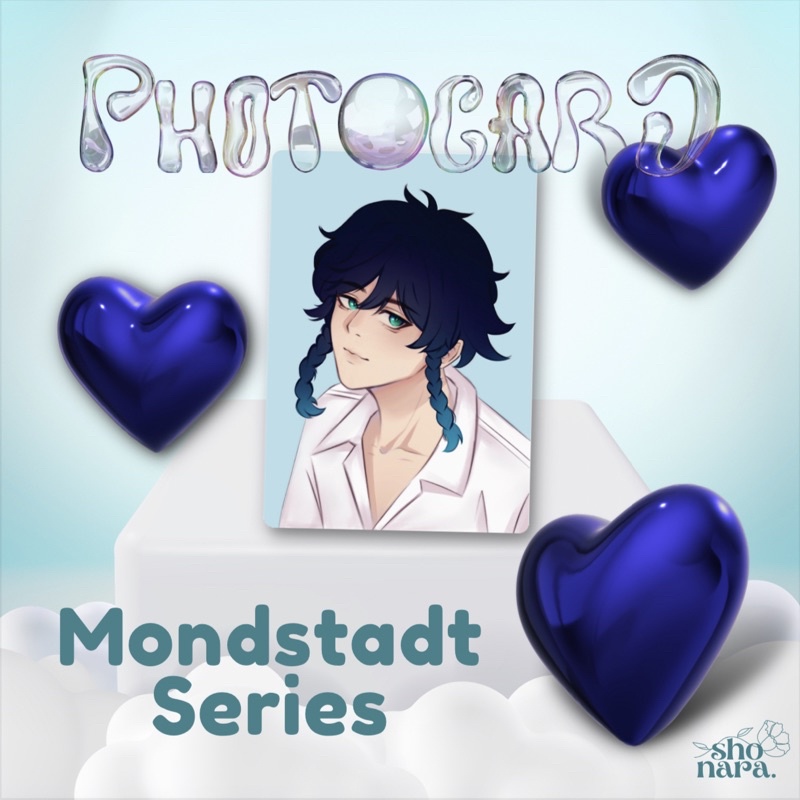 Genshin Impact •Mondstadt Characters• Photocard Artprint by [Shonara]