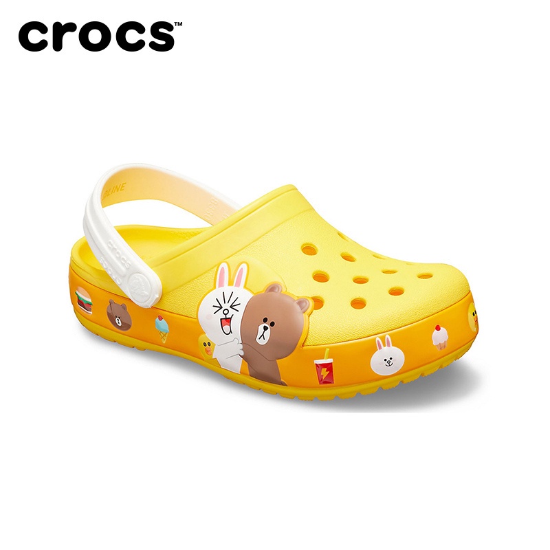 Sandal Crocs Anak Crocs Line Brown Love Cony Original / Croc Line / Sandal anak / Sandal anak perempuan