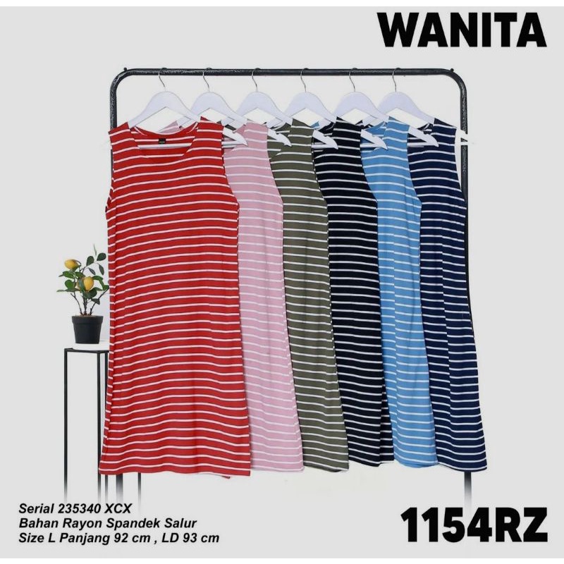 DRESS LEMONE SALUR KUTUNG