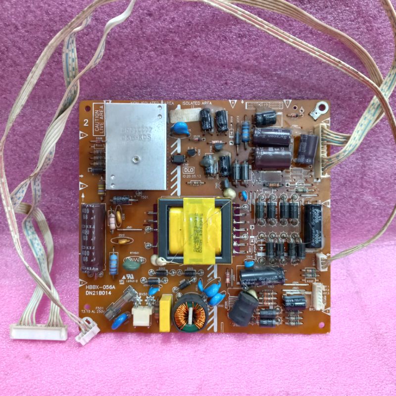 POWER SUPPLY- REGULATOR- PSU- MESIN TV LED POLYTRON PLD32D700