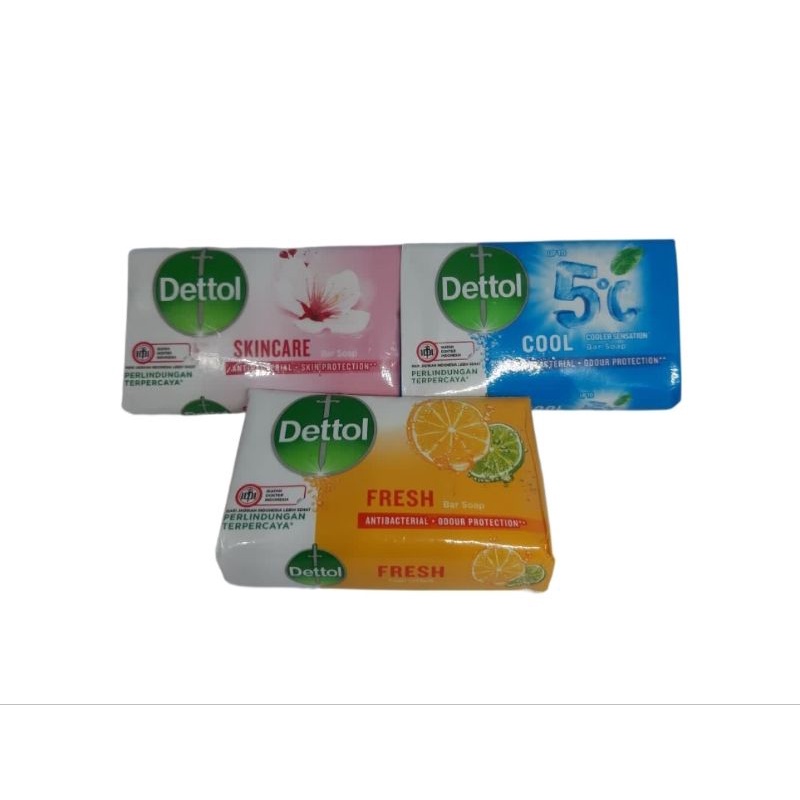 Dettol sabun batang 60 gr / Sabun mandi batang DETTOL 60 gram / Bar soap 60 gr