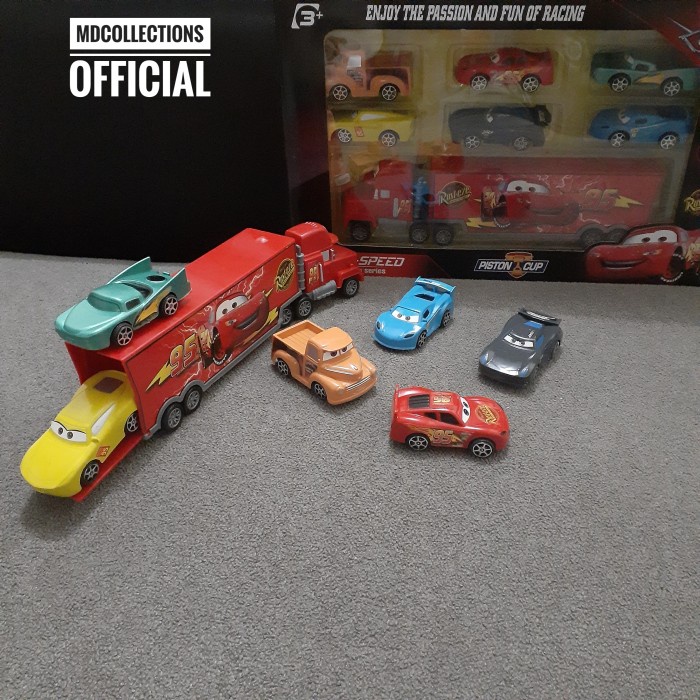 Mainan Mobil Cars Mcqueen Kontainer Mobil Cars McQueen