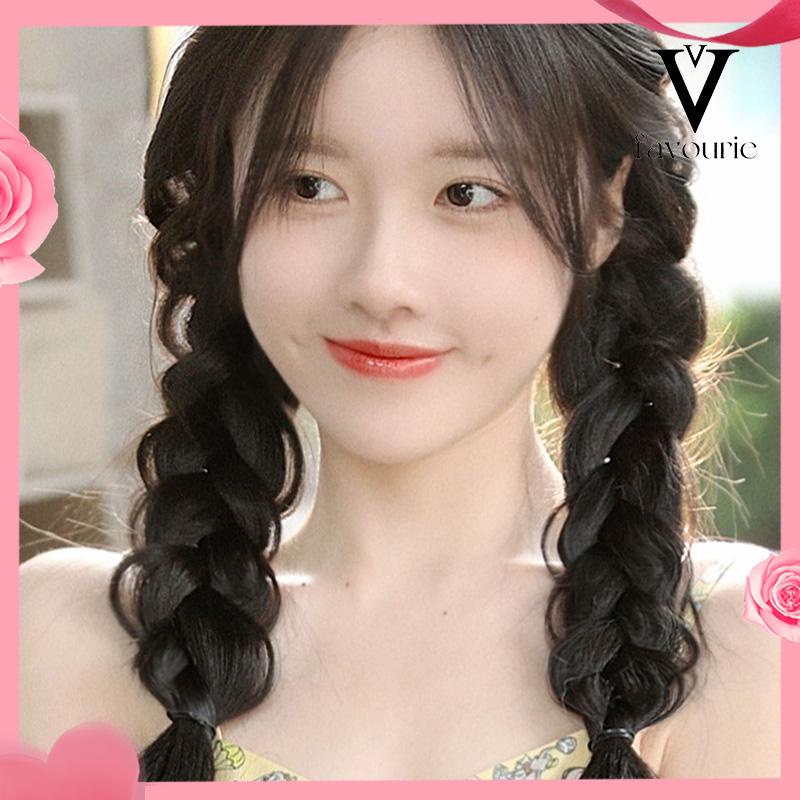 CODCODWig Rambut Palsu Synthetic Braids Colorful Korea Fashion Gaya Untuk Wanita-FA-FA