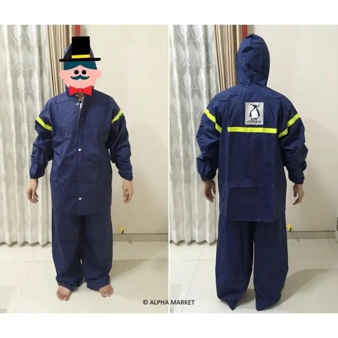 Jas Hujan Setelan Merek Penguin'S/Penguin Cx7/Cx-7/Cx 7 Xl Original