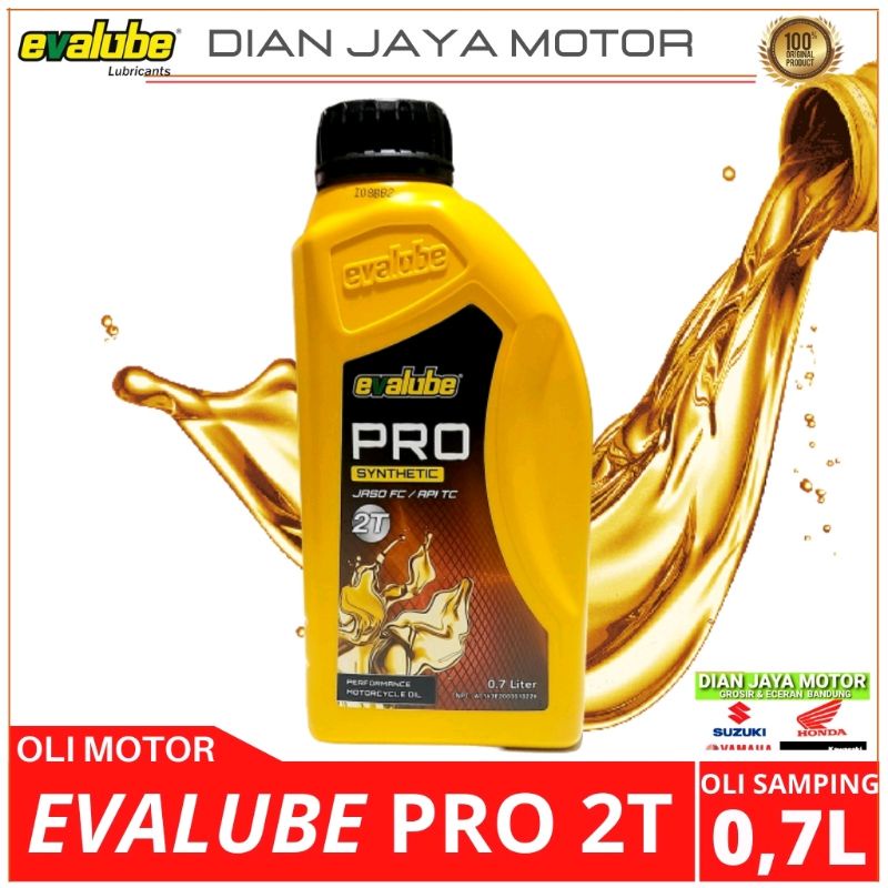 EVALUBE PRO 2T OLI SAMPING EVALUBE PRO OLI CAMPUR 2 TAK 700 ML