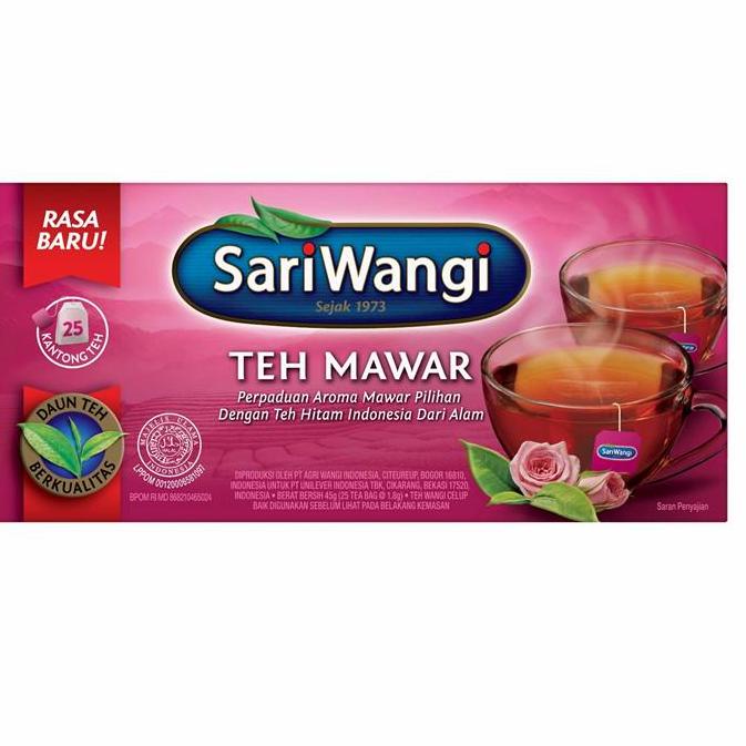 

♕ Sariwangi Teh Mawar Celup Twinpack 2 x 45 gr (50 pcs) ₭