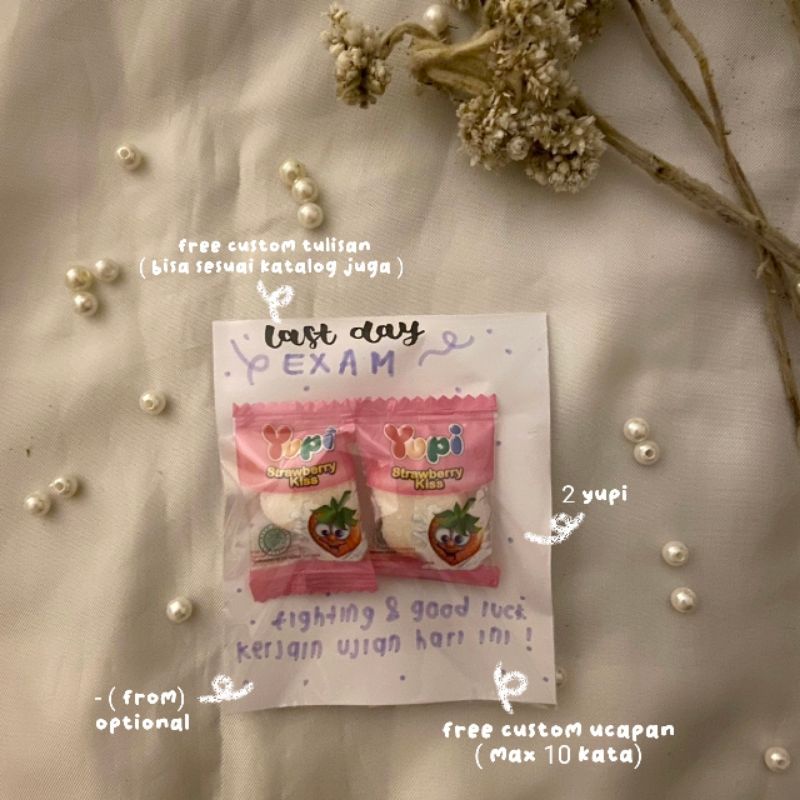 [ read capt ] mini gift snack custom | hadiah kecil uts uas valentine graduasi ✨