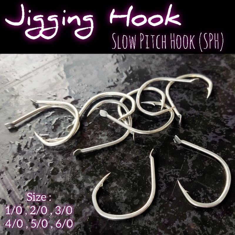 Slow Pitch Hook Jigging Hook For Slow Jigging Coat Stainless